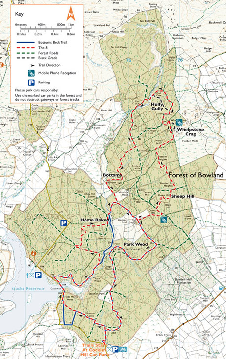 Gisburn MTB Trial map