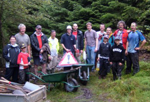 Some of the volunteers